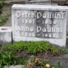 Paulini Peter 1891-1950 Roth Anna 1896-1968 Grabstein